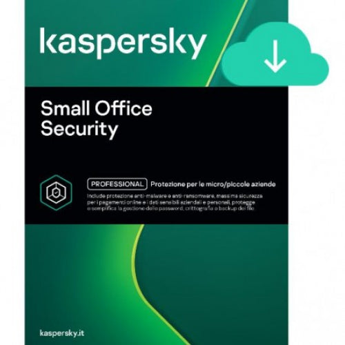 Kaspersky Small Office Security/ 5 dispositivos móviles + 5 Pc`s + 1 Servidor + 5 Password Manager/ 1 año